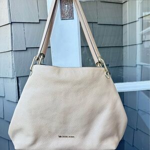 Michael Kors Tan Leather Shoulder Bag